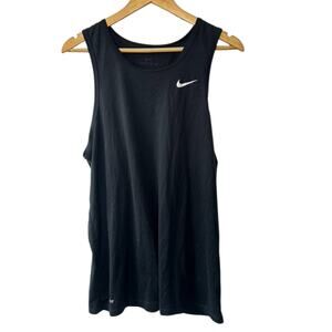 Nike Black Tank Top Sleeveless Shirt Men's Large